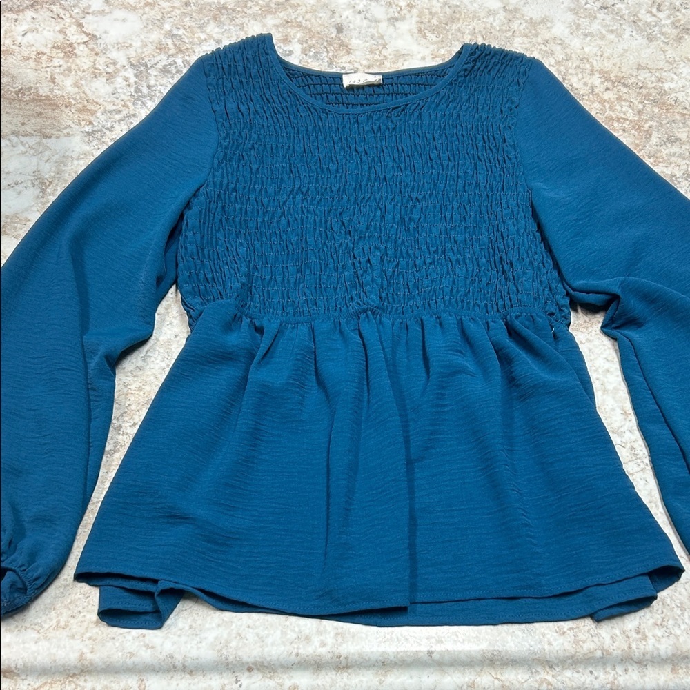 1.4.3. Story by Line Up Teal Blouse